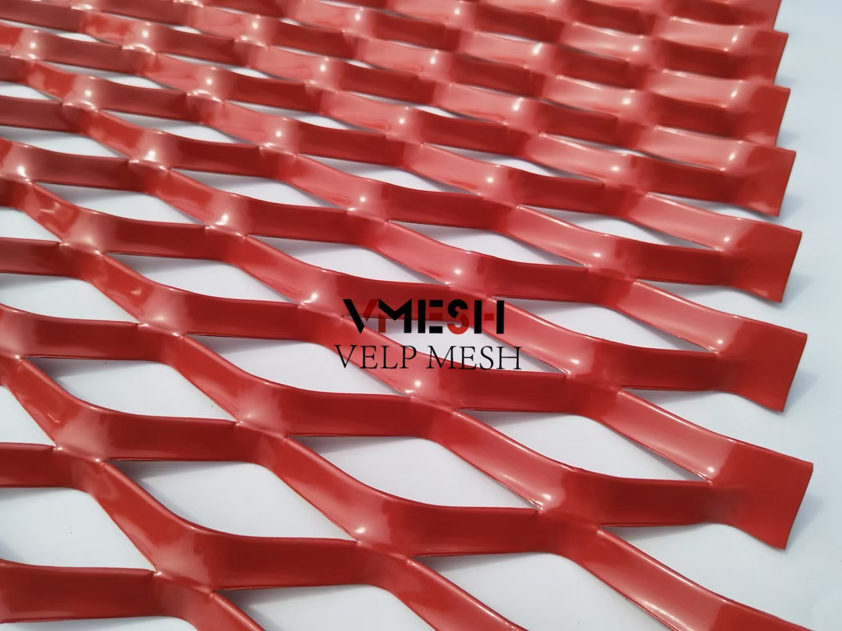 Decorative Facade Expanded Aluminium Mesh Powder Coated Screens