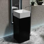 High Gloss Freestanding Vanity Basin Non Porous Home Hotel Use