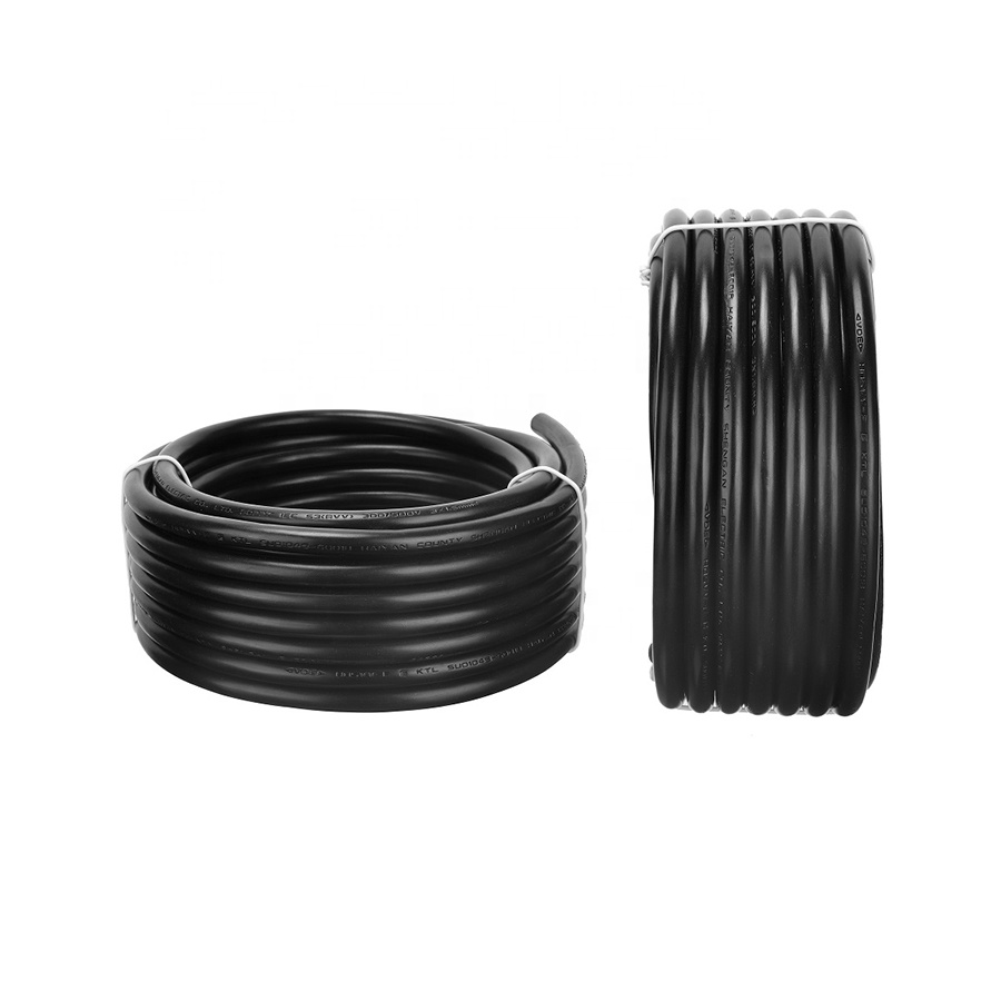 VDE H07V-R 450/750V Black Single Core Wire Solid Stranded Copper Conductor for Home Appliance Electrical Power Cable