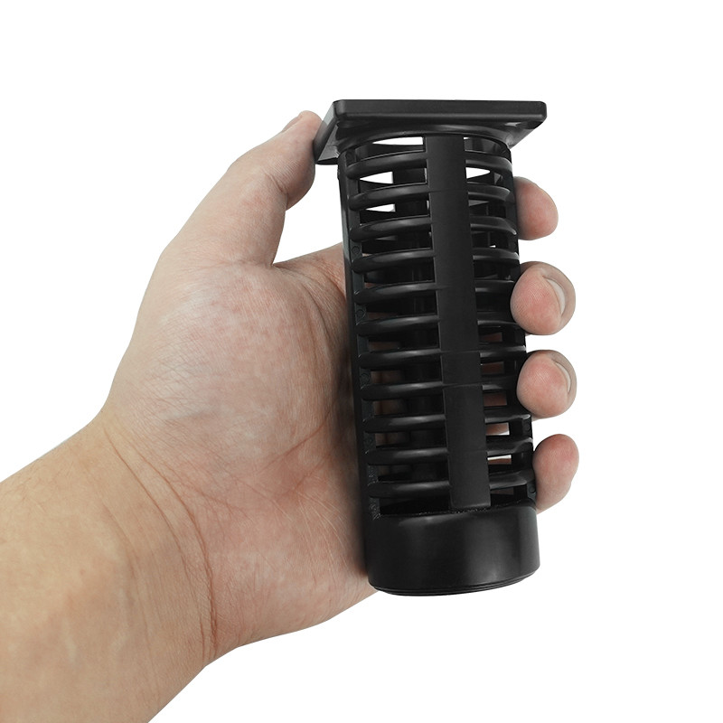 ABS Material Black Round Hollow Handle For Portable Anti Drone Shield Device System