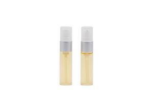 China 8ml Clear Perfume Sample Spray Bottles Cylinder Shaped wholesale