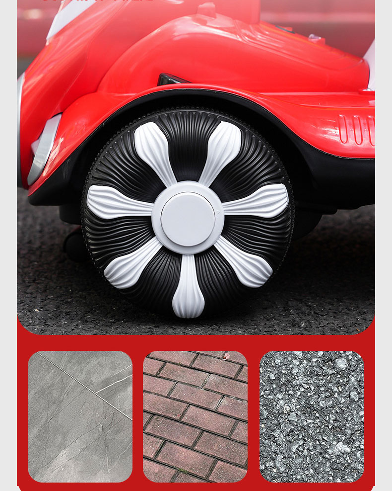 Plastic Style Children's Electric Balance Car 6V 4AH Drift Rotating Car with 360 Degree Anti Rollover