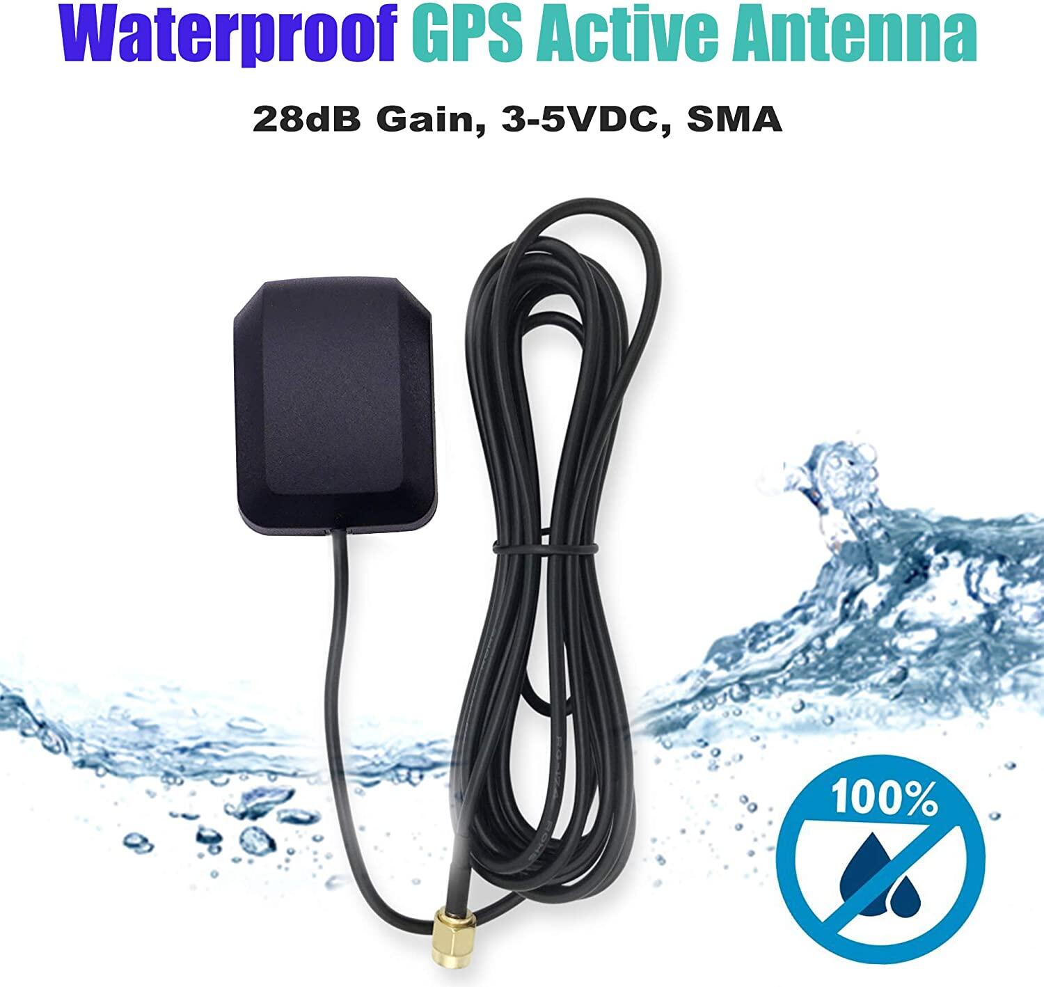 GPS Antenna Magnet Car Antenna with Fakra/MMCX Connector and CE ROSH ISO9001 Certification
