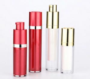 China Plastic PP Empty Cosmetic Airless Pump Lotion Serum Bottle 10ml 15ml wholesale