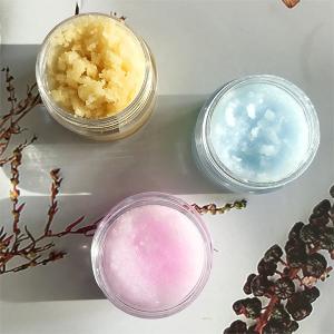 China Strawberry Pink Exfoliator GMPC ISO22716 Sugar Lip Scrub wholesale
