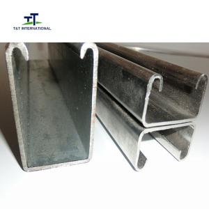 China Prefabricated Mild Steel C Channel High Precision Dimensional Stable Customized wholesale