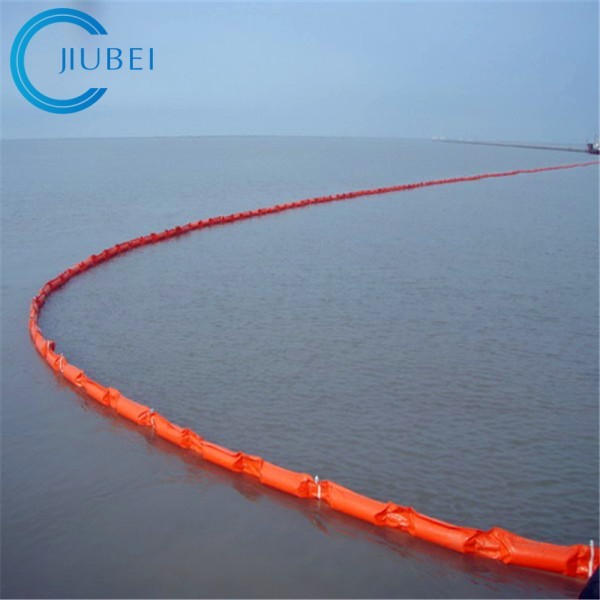 Strong Tensile Silt Curtain With Anti Corrosion Chains For Oil Spill Containment