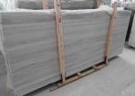 Wood Grain Full Edge Marble Look Countertops , Bathroom Vanity Laminate Marble