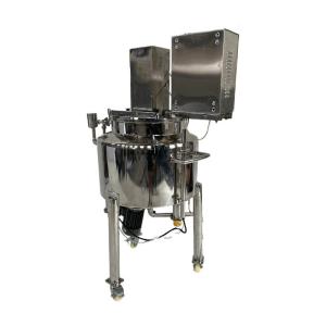 China 3000rpm Homogenizer Tank 50 Liter Steel Mixing Tank For Lithium Battery wholesale