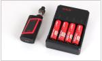 Evod Lightning Vapes Mechanical Mod Battery Charger , Compact Battery Charger
