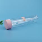 350ml 500ml PET 47mm Slim Cylinder Juice Jar Plastic