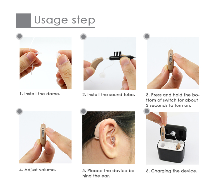 Audifonos Over The Counter Hearing Aids For Seniors Portable Charger Digital Hearing Amplifier