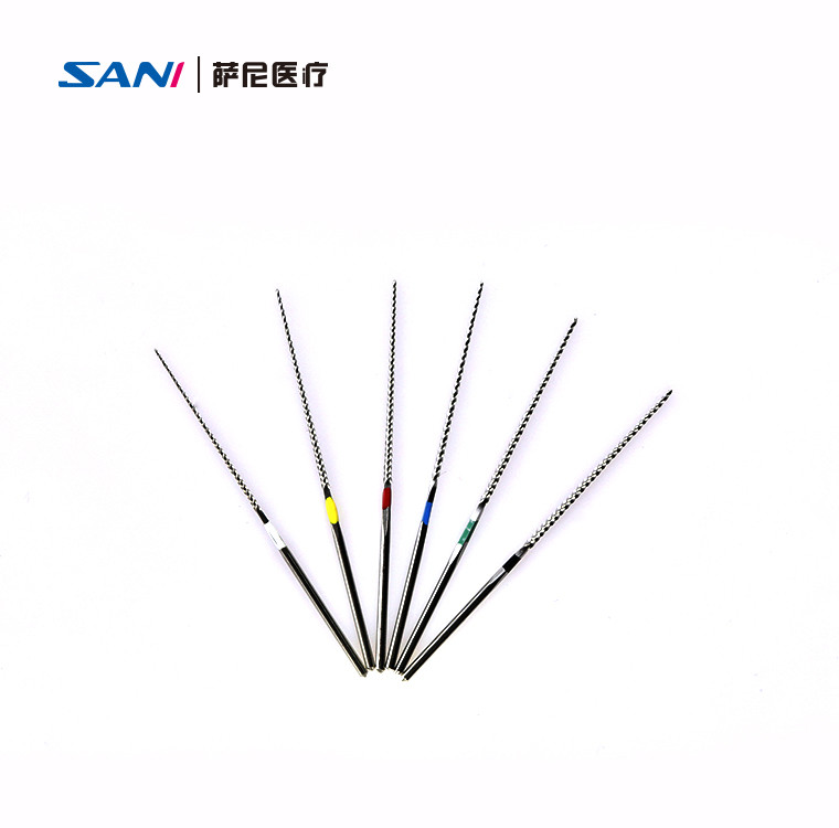 Stainless Steel Dental Endodontic Files , 6pcs/Pack U File Endo