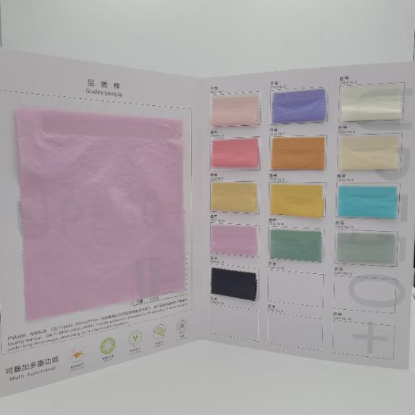 20D 420T UV Protective Fabric Nylon Taffeta Crepe UPF50 Lightweight Uv Resistant