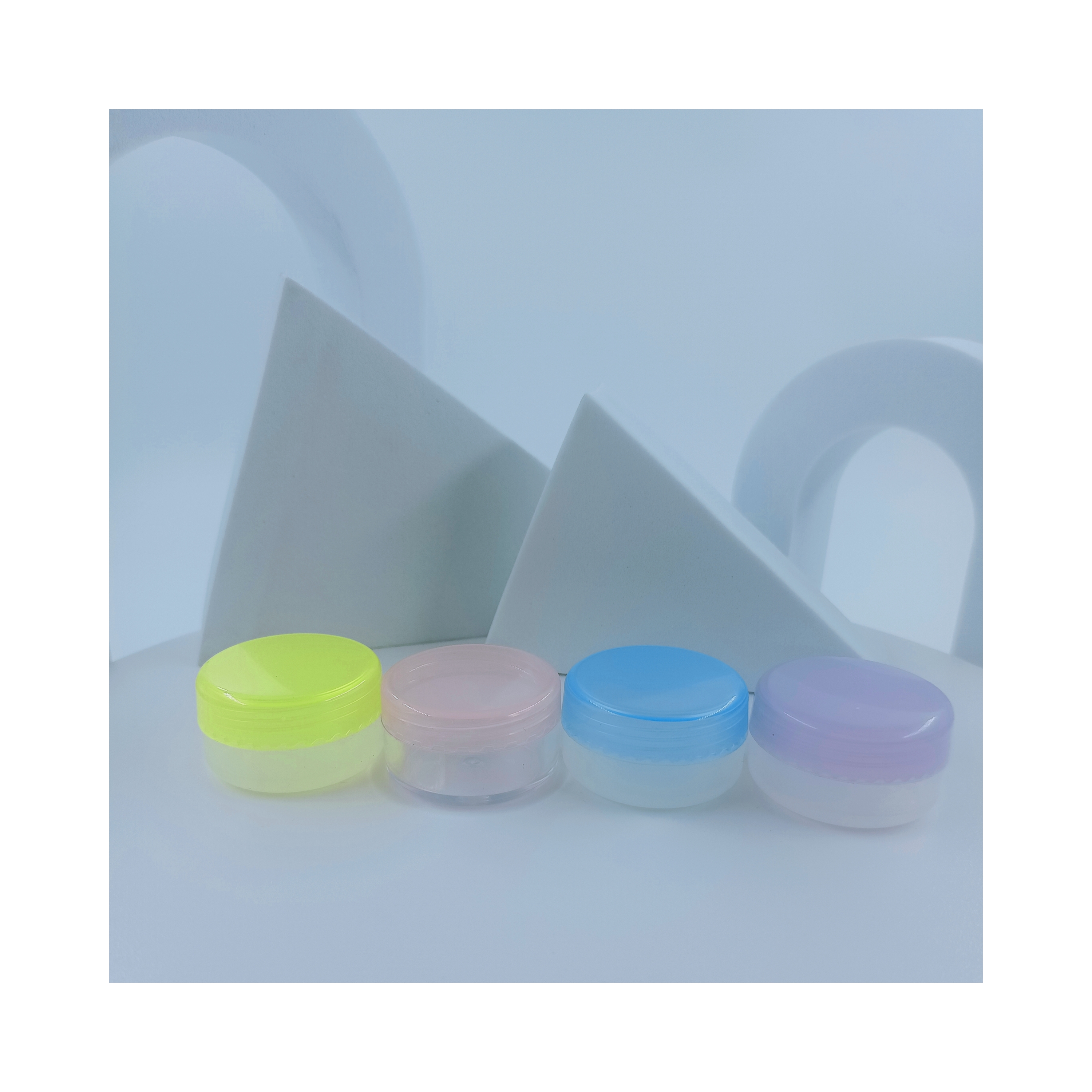 Industrial Cosmetic Portable Clear Plastic Box Customized Color Cream Jar 5ml 10ml
