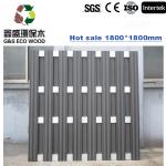 Plastic Composite Slatted Fence Panels WPC Fence Wood Plastic 200 X 200mm