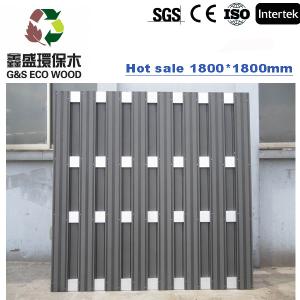 China Moisture Proof 200mm WPC Fence Panels Anti Corrosion Outdoor Composite Fence Boards wholesale