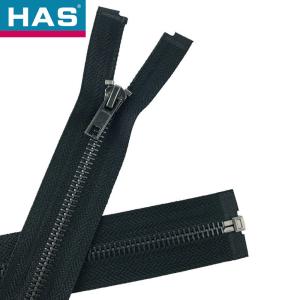 China Normal Teeth Gun Metal Zipper 30 Inch Black Zipper For Jacket wholesale