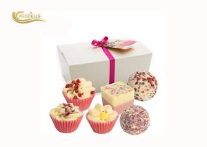 China Dessert Scent Bath Bomb Gift Sets Shape Customized Natural Essential Oil Bath Fizzy wholesale