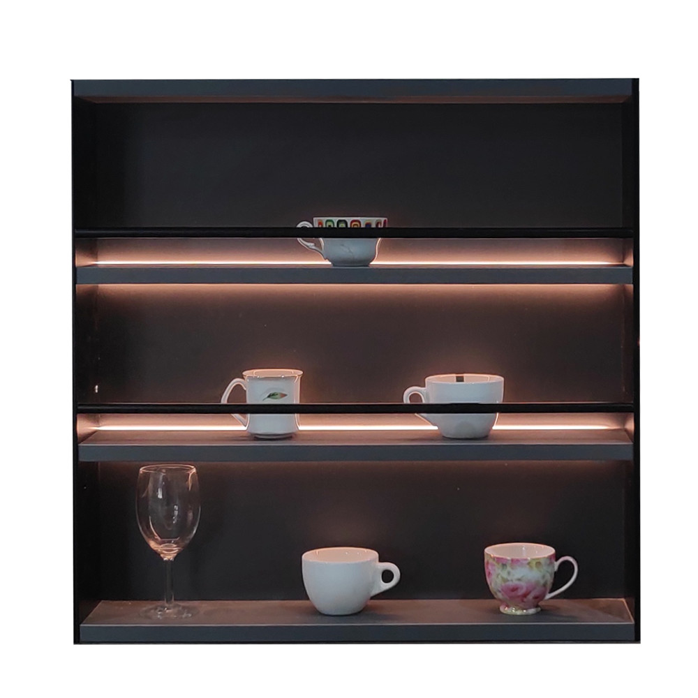Custom Modern Kitchen Modular Open Shelf Unit For Home Kitchen Furniture