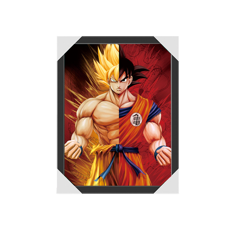 3D Japanese Anime Lenticular Poster 3D Lenticular Anime DBZ With 30x40cm Size