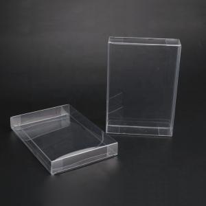 China Underwear Cosmetic Packaging Flat Folding Clear Boxes wholesale