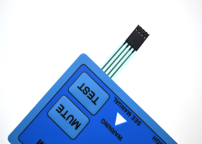 Two Button Metal Dome Membrane Switch Keyboard For Machine Scratch Resistant