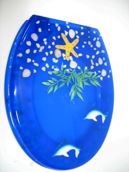polyresin toilet seat cover,MDF toilet seat,PP toilet seat,sea star,shell