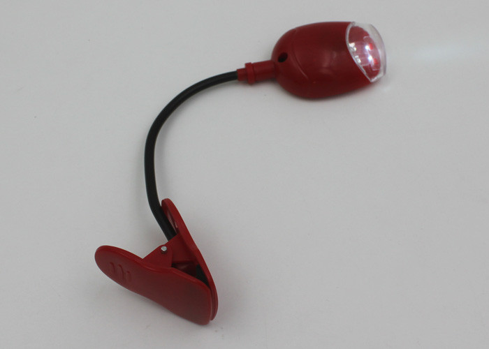Reusable Self - adhesive 0.2 W 1 LED Flexible Book Light For Children