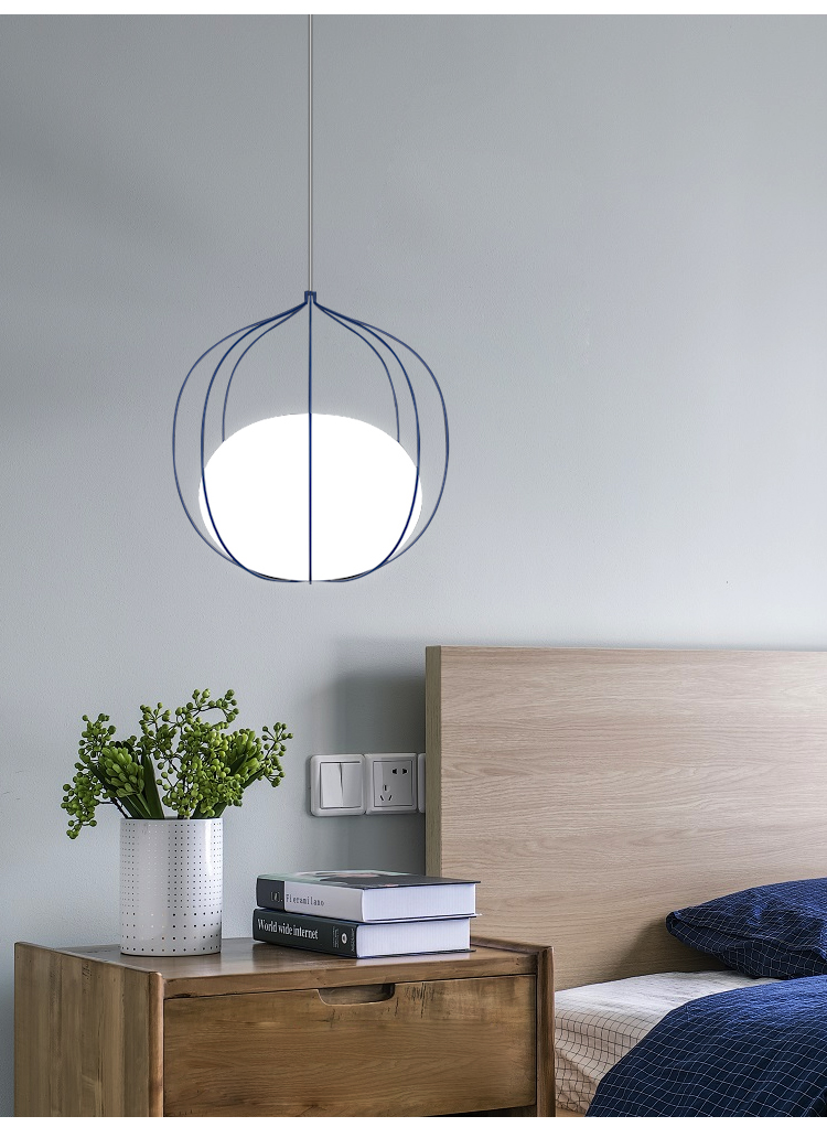 Nordic Modern Pendant Lights Iron Glass Ball pendant Lamp(WH-GP-171)