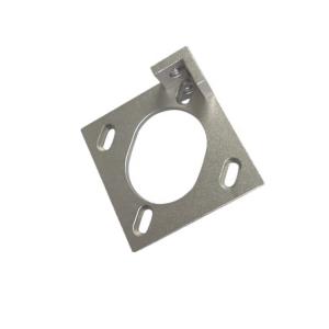 China CNC Machining Metal Welding Parts Silver Anodized Bracket Automotive Construction wholesale
