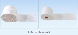 China Length 100sections Width 120mm Perforation For Cotton Roll wholesale