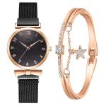Rosegold 32mm Women'S Watch Gift Box Ladies Mesh Band Watches Bracelet