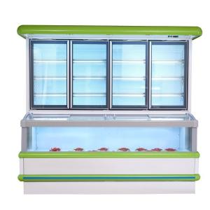 China Four Swing Doors Combination Commercial Display Freezer wholesale