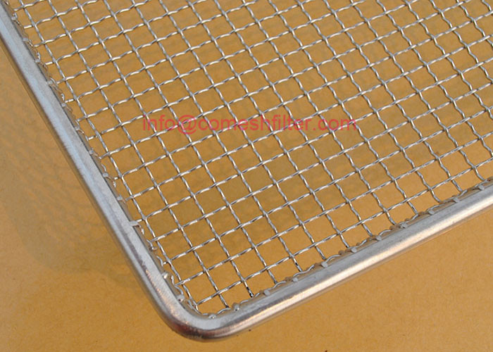 Food Grade Stainless Wire Mesh Food Dehydrator Tray Size Customized