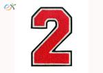 Customized Embroidery Letters Numbers Logo Embroidered Chenille Patches for