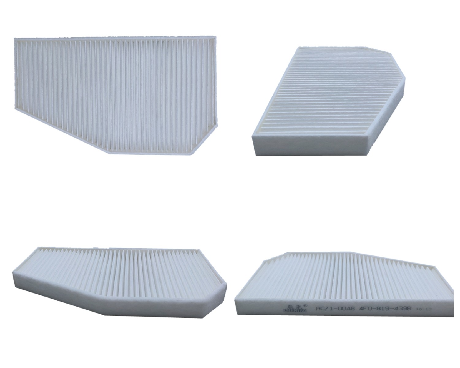 Non Woven Fabric Automobile Cabin Air Filters 4F0 819 439B Auto Parts Activated