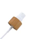 Wooden Bottle Screen Bamboo Plastic Treatment Pump Cosmetic Spray Lotion Cap