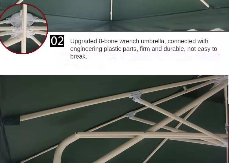 Outdoor Patio Garden Sunshade Umbrella with Big Wrench Banana Design and Sun Protection