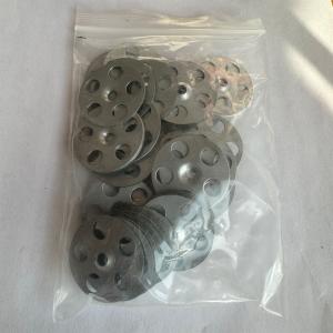 China Galvanized Perforated Disc Washers Pack X 100 For Insulation Boards wholesale