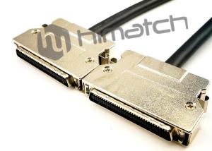 China MDR 100 Pin Male To MDR 100 Pin SCSI Cable 5m Length With Metal Cover Screw wholesale