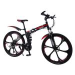 GOMID Carbon Steel Folding Bike 20 24 26 Inch Full Suspension Mountain Bike with