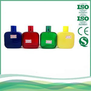 roll on perfume bottle red black green yellow colors