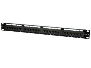 China Kico OEM Cat6 Network Cabinet Accessories 24 Port UTP Loaded Patch Panel wholesale