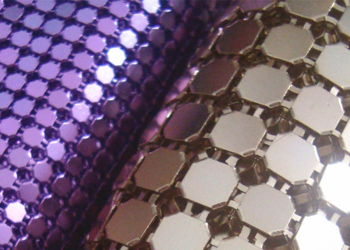 4x4mm Aluminium Metal Flake Fabric In Gold Used As Auxiliary Material
