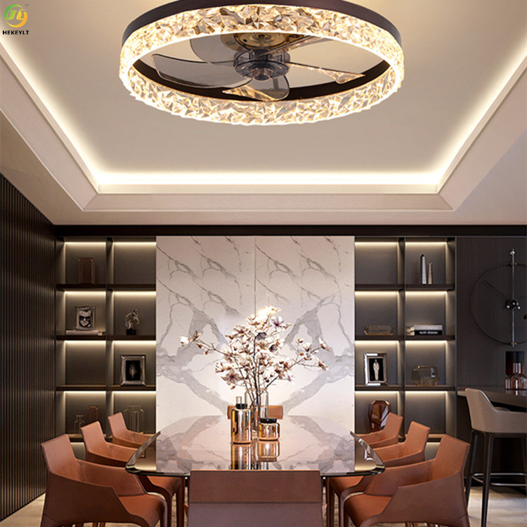 Baking Paint LED Nordic Pendant Light Home Art Ceiling Fan Light