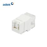 Compact Ethernet Keystone Jack Rj45 Cat6A Cat6 UTP Toolless Termination