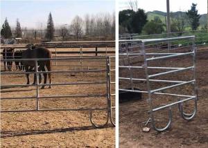 China Round Pipe Welded Hot Dip Galvanized Horse Fence Panels 2.5x2m wholesale