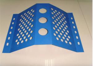 China Single Peak Windbreak Fence Panels Perforated For Construction Site wholesale