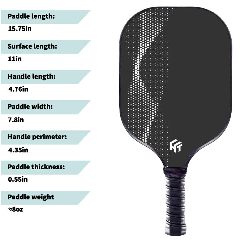 Custom 2 Paddle 4 Balls 1 Bag 1 Box Fiberglass Pickleball Paddle Cover USAPA Approved